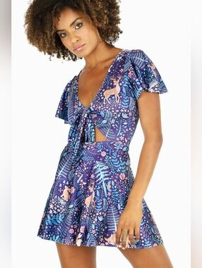 Blackmilk Woodland Friends Rio Playsuit